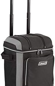Coleman Chiller Series Insulated Portable Wheeled Soft Cooler, Leak-Proof 42 Can Capacity Cooler with Heavy Duty Wheels and Handle and Ice Retention 2