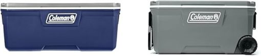 Coleman 316 Series 150QT Cooler Bundle with Insulated Portable Cooler & 100QT Hard Ice Chest Cooler, Twilight