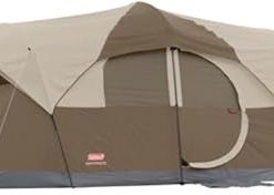 Coleman WeatherMaster 10-Person Camping Tent + Coleman Camping Cot, Air Mattress, & Pump Combo 2