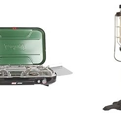 Coleman Classic 3-Burner Propane Camping Stove, Portable Camp Stove & NorthStar 1500 Lumens 1-Mantle Propane Lantern, Push-Button Instastart Ignition with Pressure Regulator
