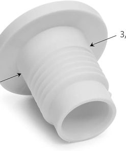 Coleman Cooler Standard Drain Plug with Black Cap, 1″ Shaft 2