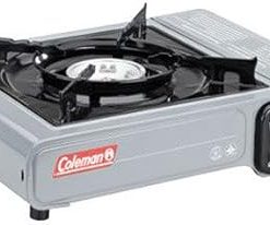 Coleman Camp Bistro 1-burner Butane Kitchen Outdoor Camping Trip Picnic Cooking Stove, Durable Enameled Steel Case,porcelain Enameled Cooking Surface,lightweight and Compact Design