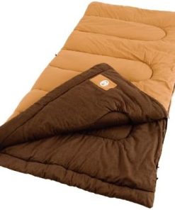Coleman Dunnock Cold Weather Sleeping Bag 20°F Camping Sleeping Bag for Adults Comfortable & Warm For Camping and Outdoor Use Fits Adults up to 6ft 4in Tall 2