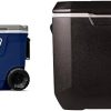 Coleman 316 Series Insulated Portable Cooler with Heavy Duty Wheels & Portable Rolling Cooler | 50 Quart Xtreme 5 Day Cooler with Wheels 4