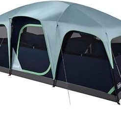 Coleman SUNLODGE Tent 8P Cabin BLU Night C001 2