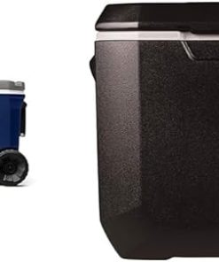 Coleman 316 Series Insulated Portable Cooler with Heavy Duty Wheels & Portable Rolling Cooler | 50 Quart Xtreme 5 Day Cooler with Wheels