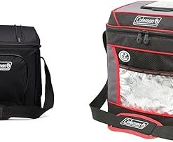 Coleman Chiller Series Insulated Soft Coolers, Leak-Proof 9/16/28/30/42 Can Coolers with Ice Retention, Wheeled & Backpack Cooler Options Available, Great for Camping, Beach, Sports, Pool, & More