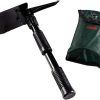 Coleman Backpacking Folding Shovel & Pick, Steel Folding Spade with Serrated Edge & Carry Case, Great for Camping, Fire Pits, Emergencies, Backyard, & More
