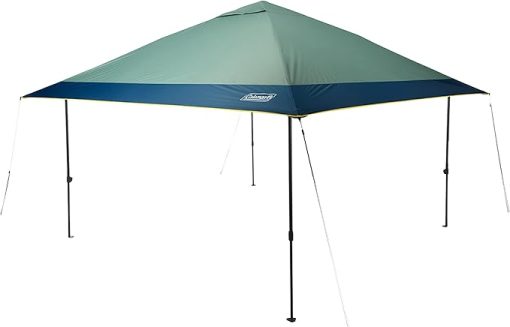 Coleman Oasis Instant Pop-Up Canopy Tent with Side Wall Attachment, 13x13ft Portable Shelter with Simple Setup & Takedown, Wheeled Carry Bag Included