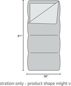 Coleman 2000029002 Aspen Meadows Sleeping Bag, Warm Weather, 39 x 81-in. – Quantity 2 2