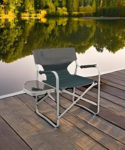 Coleman Outpost Elite Folding Camp Chair with Side Table & Cup Holder, Weather-Resistant Portable Chair with Arm Rests 2