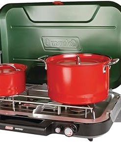 Coleman Classic 3-Burner Propane Camping Stove with InstaStart Ignition, Portable Cooktop with 3 Adjustable Burners & 28,000 BTUs of Power 2