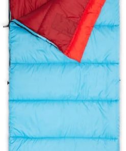Coleman Flatlands 40°F Sleeping Bag, Made from 100% Recycled Material, Cool Weather Adult Sleep Sack
