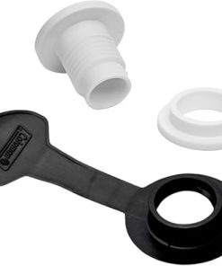 Coleman Cooler Standard Drain Plug with Black Cap, 1" Shaft