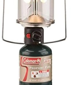 Coleman QuickPack 2-Mantle Propane Lantern with Carry Case 1000 Lumens Lantern with Adjustable Brightness & Push-Button Starter No Matches Needed Great for Camping Power Outage & More