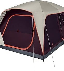 Coleman Skylodge 10-Person Family Tent Weatherproof XL Tent with Rainfly & Room Divider Fits 4 Queen-Sized Airbeds Made of PFAS-Free Materials