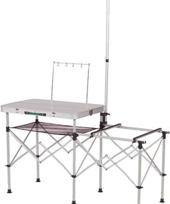 Coleman Pack-Away Portable Camp Kitchen, Outdoor Folding Kitchen with Food Prep Area, Great for Camping, Tailgating, Grilling & More