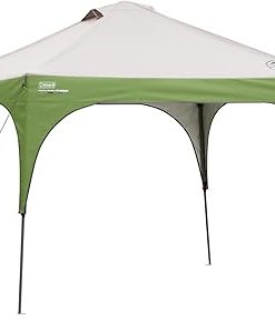 Coleman Canopy Sun Shelter with Instant Setup, Sun Shelter with Wheeled Carry Bag Sets Up in About 3 Mins, 7x5ft, 10x10ft, or 12x12ft Canopy for Sporting Events, Tailgating, Camping, & More