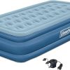 Coleman: SupportRest Plus: 16″ Queen Airbed – Handheld A/C Pump, Double-High Inflatable Mattress, Storage Bag, Water-Resistant PVC, Indoor-Outdoor 4