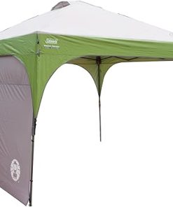 Coleman Sidewall Accessory for 10x10ft Pop-Up Canopy Sun Shelters, Removable Shelter Wall to Block Sun, Wind, & Rain, UPF 50+ Sun Protection