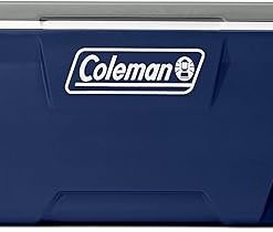 Coleman 30-Quart Twilight Ice Chest with Four Cup Holders, Tethered Drain Plug, and Sturdy Have-A-Seat Lid & Portable Camping Chair with 4-Can Cooler – Perfect for Camping 2
