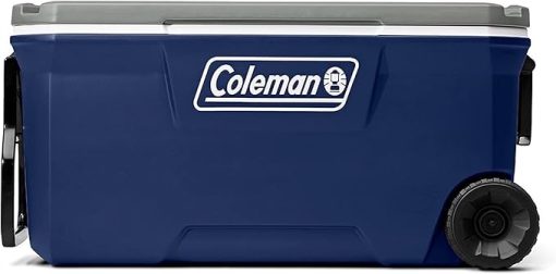 Coleman 316 Series Insulated Portable Cooler with Heavy Duty Wheels & Portable Rolling Cooler | 50 Quart Xtreme 5 Day Cooler with Wheels - Image 2