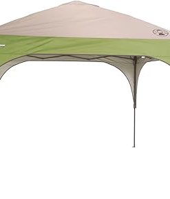 Coleman Canopy Sun Shelter with Instant Setup, Sun Shelter with Wheeled Carry Bag Sets Up in About 3 Mins, 7x5ft, 10x10ft, or 12x12ft Canopy for Sporting Events, Tailgating, Camping, & More 2