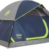 Coleman 8-Person Carlsbad Dark Room Dome Camping Tent with Screen Room, 2 Rooms, Blue 3