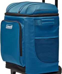 Coleman 42-Can Wheeled Soft Cooler, Leak-Proof Portable Insulated Chiller with 12+ Hour Ice Retention, Made with Recycled Materials