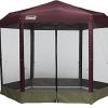 Coleman Oasis Instant Pop-Up Canopy Tent with Side Wall Attachment, 13x13ft Portable Shelter with Simple Setup & Takedown, Wheeled Carry Bag Included 3