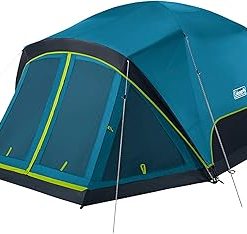 Coleman Skydome 6-Person Screen Room Camping Tent with Dark Room Technology