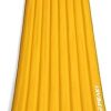 Coleman PEAK1 Sleeping Camp Pad with Integrated Valve System and Carry Bag for great for Backpacking, Hiking, and Rugged Car Camping, Marigold