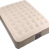 Coleman GuestRest 18″ Plush Top Double High Air Mattress Airbed with Integrated Storage System and Carry Bag, Pump Not Included, Queen 4