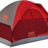 Coleman Skylodge Camping Tent 8/10/12 Person Weatherproof Family Tent with Convertible Screen Room Color-Coded Poles Room Divider Rainfly and Storage Pockets Fits Multiple Queen-Sized Airbeds 3