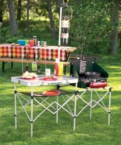 Coleman Pack-Away Portable Camp Kitchen, Outdoor Folding Kitchen with Food Prep Area, Great for Camping, Tailgating, Grilling & More 2