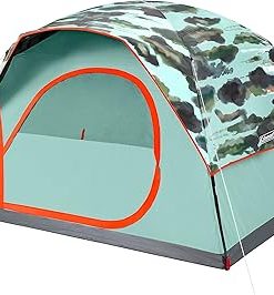 Coleman Skydome Tent with 5 Minute Setup, 4-Person Weatherproof Tent with Rainfly & Carry Bag, 20% More Headroom Than Traditional Canopies