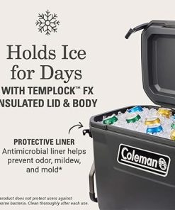 Coleman Ice Chest—Convoy Series 65 Quart Cooler with Wheels 2