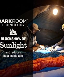 Coleman Skydome 6-Person Screen Room Camping Tent with Dark Room Technology 2