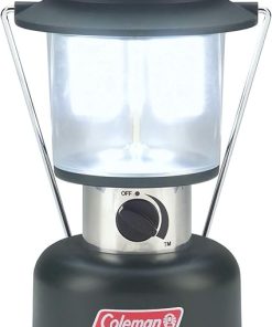 Coleman 390 Lumens Twin LED Lantern 4 Lifetime LED Bulbs Provide Efficient & Energy-Saving Light Customizable Brightness Settings & Water-Resistant Design