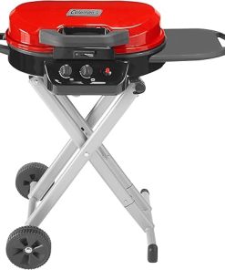 Coleman Roadtrip 225: Portable Propane Grill Gas Grill with Push-Button Start Foldable Legs & Wheels Side Table and 11k BTUs