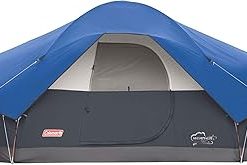 Coleman Red Canyon 8-Person Camping Tent, Weatherproof Family Tent Includes Room Dividers, Rainfly, Adjustable Ventilation, Storage Pockets, Carry Bag, & Quick Setup