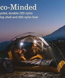 Coleman PEAK1 0 Degrees Fahrenheit 1 Person Nylon Mummy Sleeping Bag with Integrated Sleeping Sysem and Water Repellent Shell, Black 2