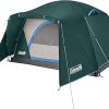 Coleman PEAK1 Premium Backpacking Tent, Waterproof Fabric with 2,000mm Waterhead Rating can Withstand Winds up to 45 MPH; Wide Door, Star View Window, & Footprint Included, 1/2/3/4/6 Person Tent 4