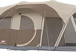 Coleman 6-Person WeatherMaster Tent with Screened Porch, Weatherproof Tent with Screen Room, Rainfly & Carry Bag Included