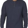 Coleman Long-Sleeve Waffle Thermal Henley Shirts for Men 3