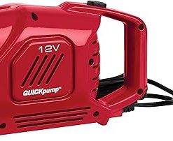 Coleman QuickPump Air Pump for Air Beds & Inflatables, Portable Air Pump with Fast Inflation or Deflation, Battery-Powered/Rechargeable/12-Volt/120-Volt Power Options