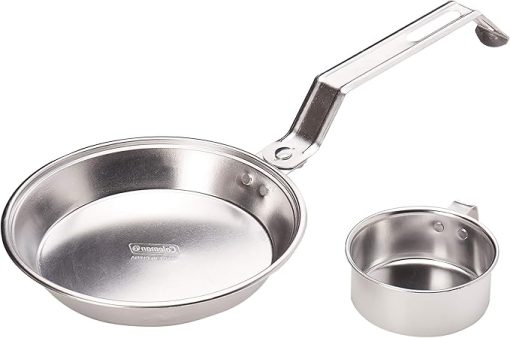 Coleman 5-Piece Outdoor Cooking Set, Includes Frying Pan, Pot with Lid, Plate, & Cup, Outdoor Aluminum Mess Kit for Camping, Tailgating, RVs, & Outdoor Cooking - Image 2
