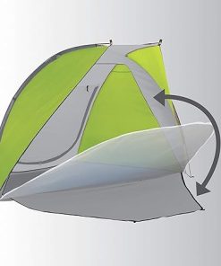 Coleman Beach Shade Canopy Tent Lightweight & Portable Beach Shade Sets Up in 5 Minutes UPF 50+ Sun Protection Includes Sand Bags & Stakes to Withstand Wind Great for Park Yard Picnics 2