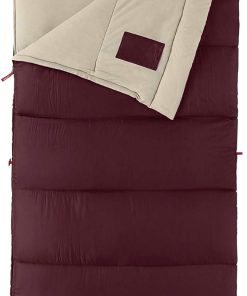 Coleman Autumn Glen 30°F/50°F Sleeping Bag, Lightweight Sleeping Bag with No-Snag Zipper & Storage Stuff Sack, Machine Washable for Easy Cleaning