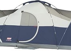 Coleman Elite Montana Camping Tent with LED Lights, Weatherproof 8-Person Family Tent with Included Carry Bag, Rainfly, Air Vent, and LED Lights with 3 Settings 2